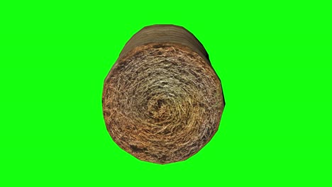 8 animations 3d straw bale green screen