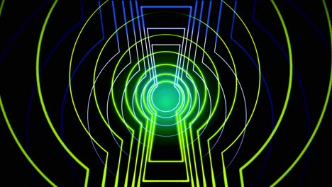 fondo de luces de neón abstractas