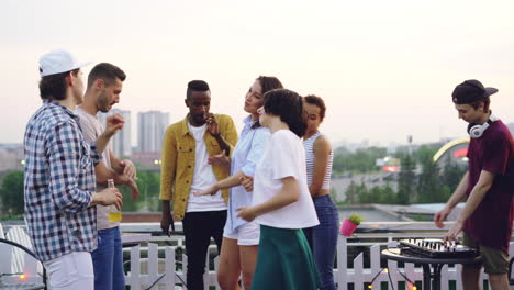 rooftop party