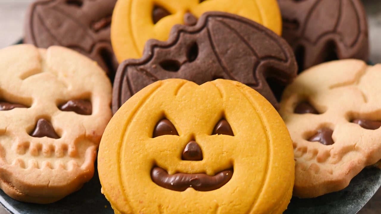 Assorted Halloween cookies
