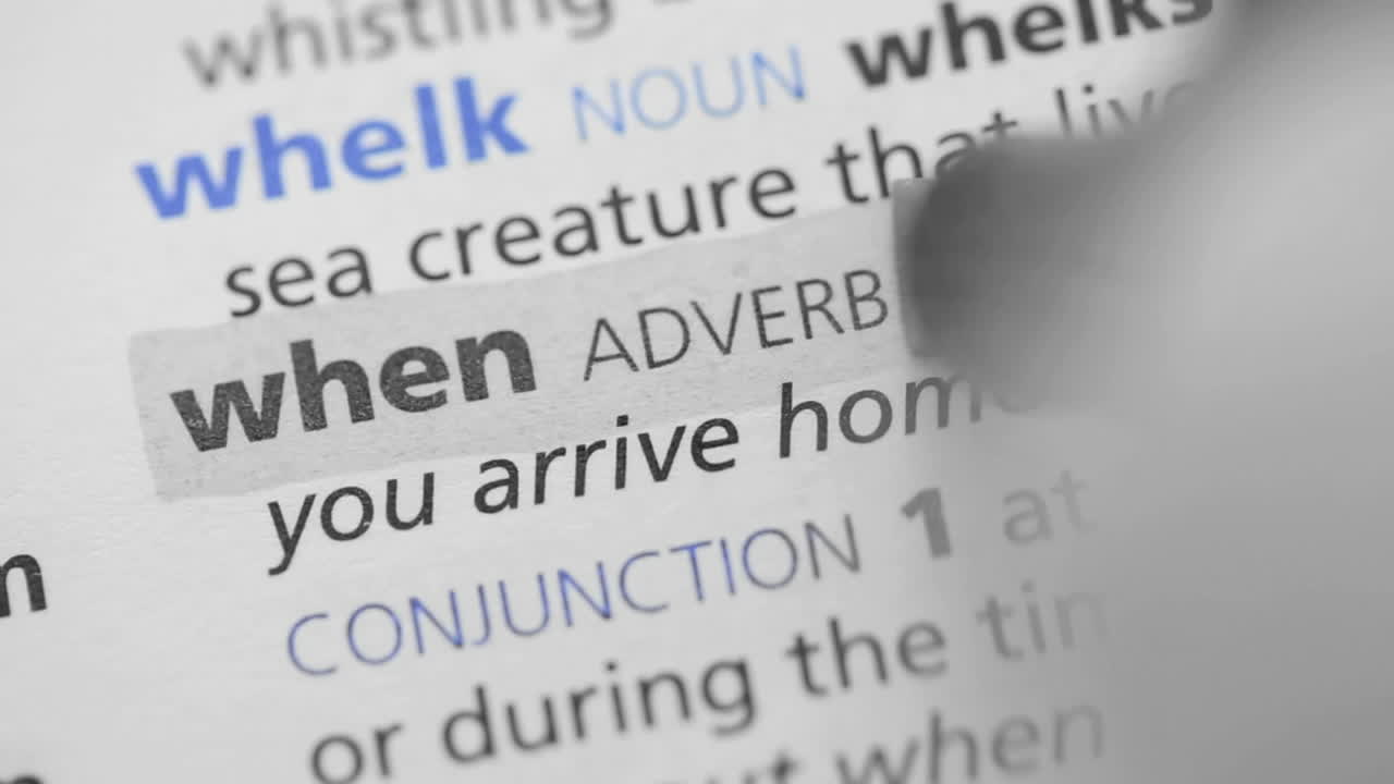 definición de cuándo