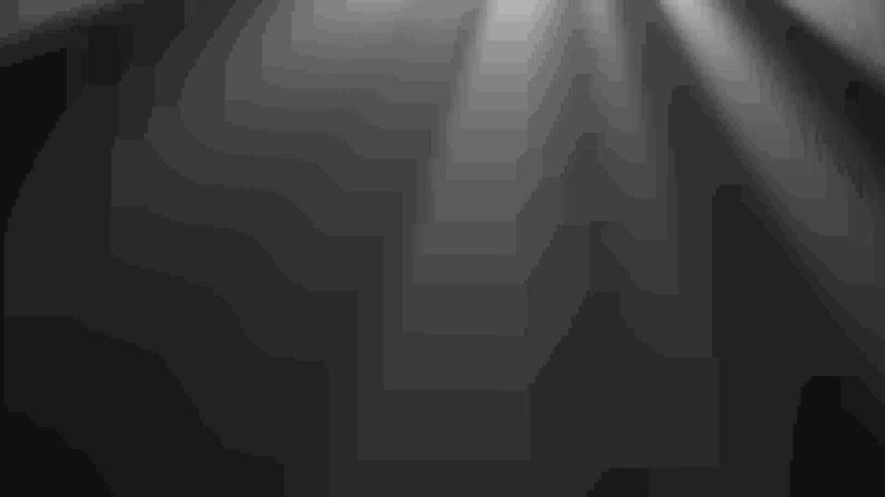 Abstract Light Rays Moving on Dark Background