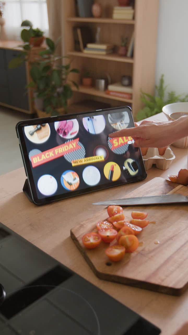 Online Shopping and Food Preparation