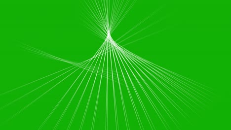 digital grid lines motion graphics with green screen background