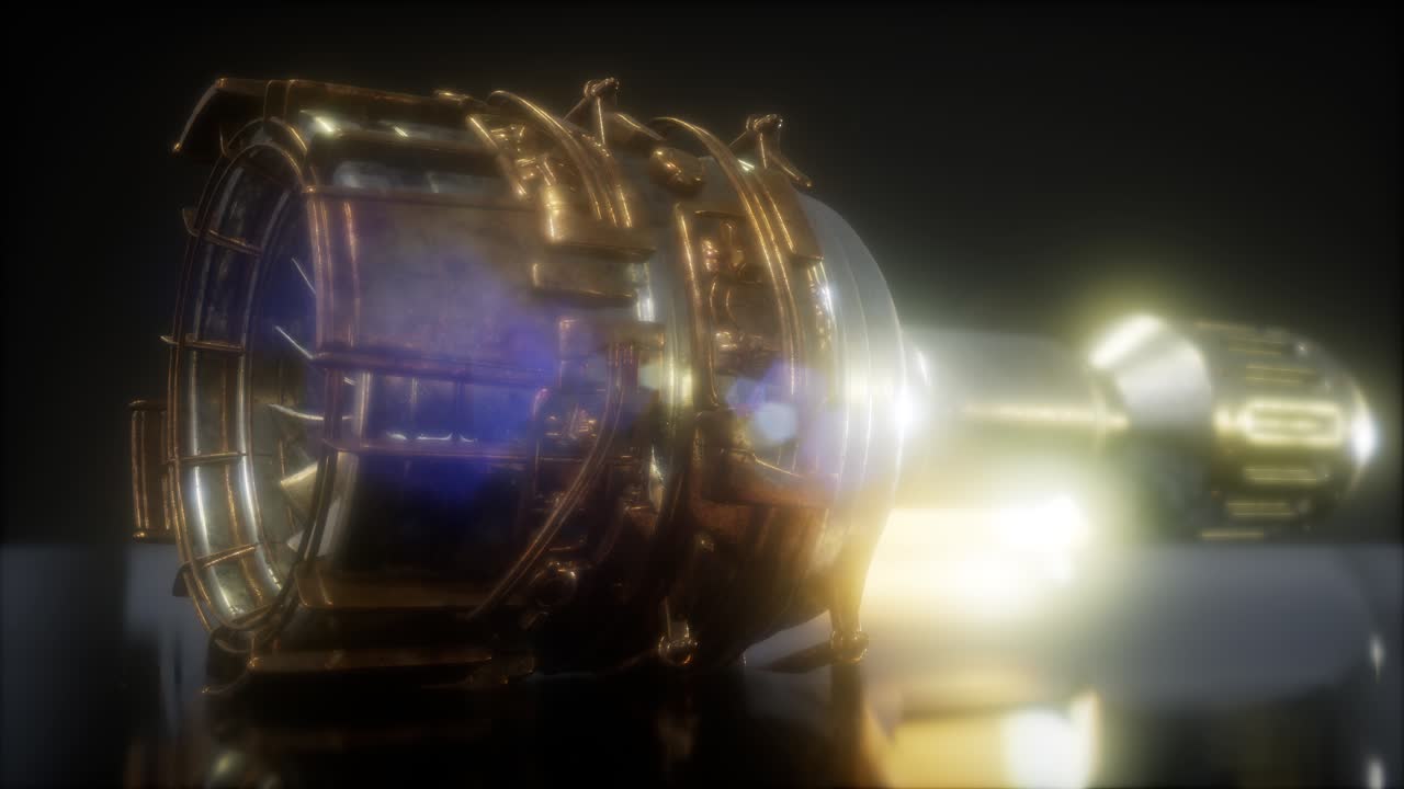 части турбины реактивного двигателя