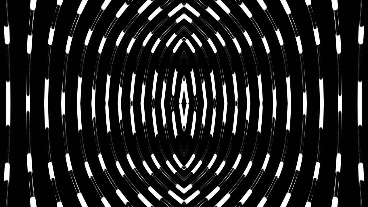 Abstract Geometric Pattern in Black and White