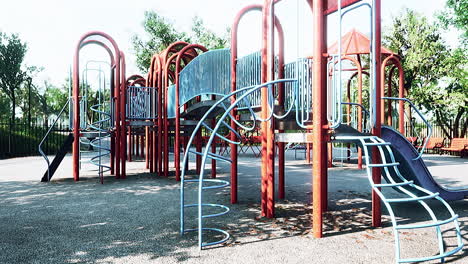 empty playground in the park