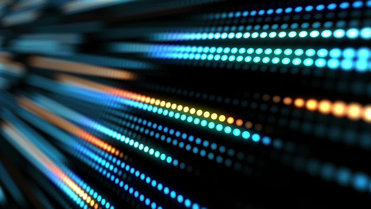 4k Disco dancing and electronic music background.