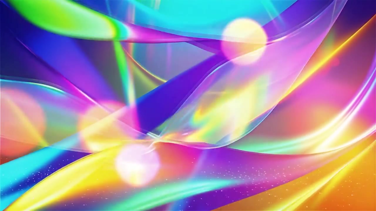 Sfondo astratto con onde di luce fluide.