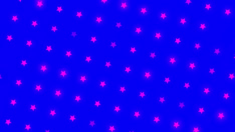 estrellas rosadas sobre un fondo azul