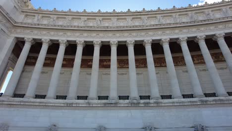 front-of-the-Vittoriano,-Rome,-Italy-a-major-sightseeing-monument