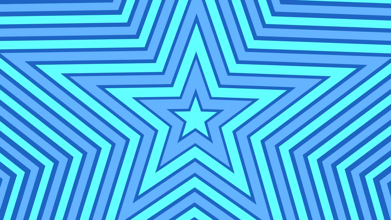 bucle estelar geométrico colorido forma en expansión fondo