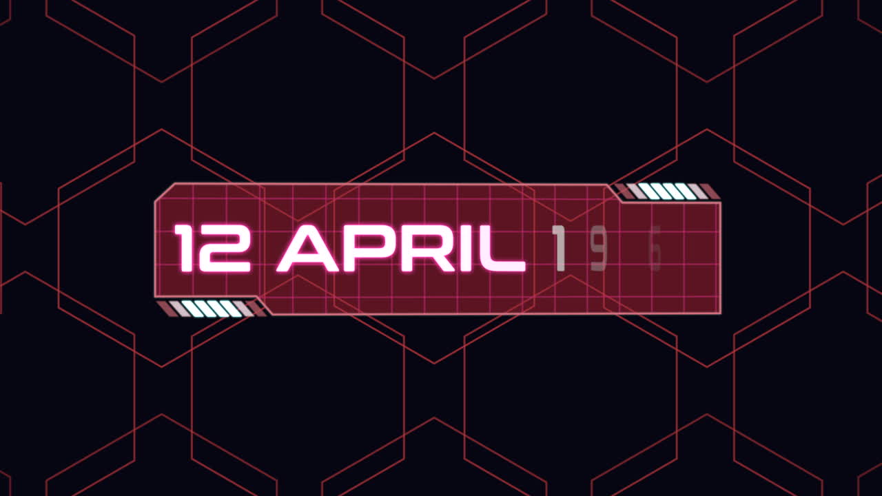 1961년 4월 12일 디지털 화면에 hud 요소가 포함됨