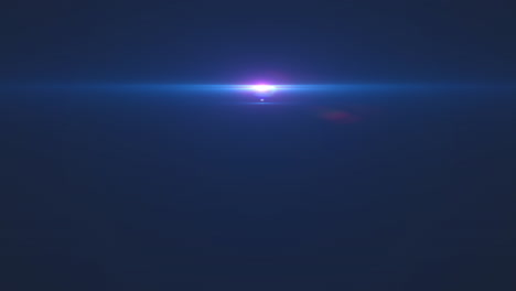 mancha de luz púrpura brillante que se mueve contra un fondo azul