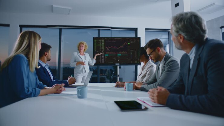 Business Presentation on Stock Market Trends