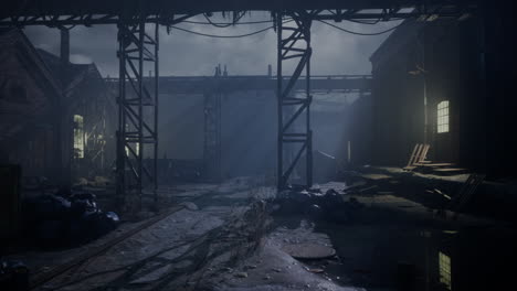 frightening-abandoned-factory-at-night