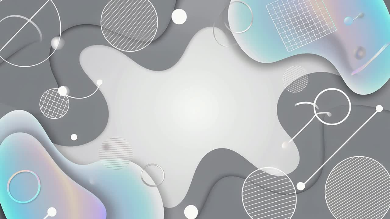 Moderner abstrakter Motion Background mit fließenden und geometrischen Elementen.