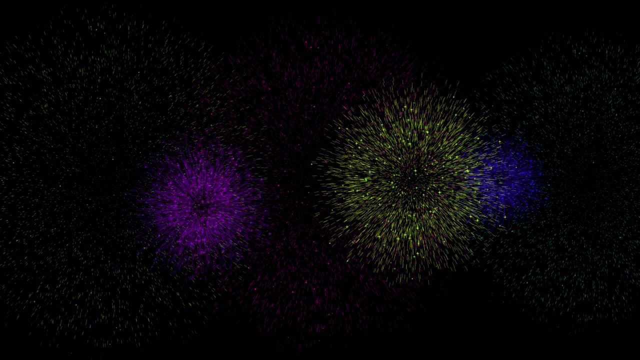 Fireworks animation motion graphics