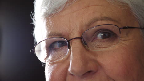 portrait of a senior woman staring with hope