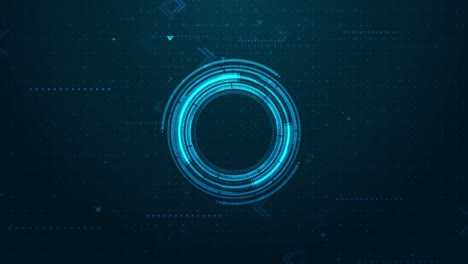futuristic technology interface background