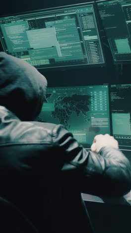 hacker en acción