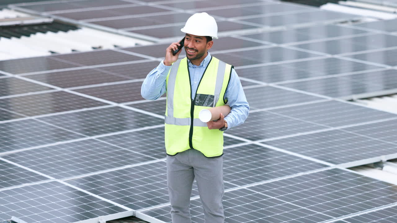 Ambitious, happy and confident solar power