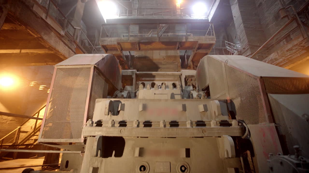 공장에서의 산업 기계