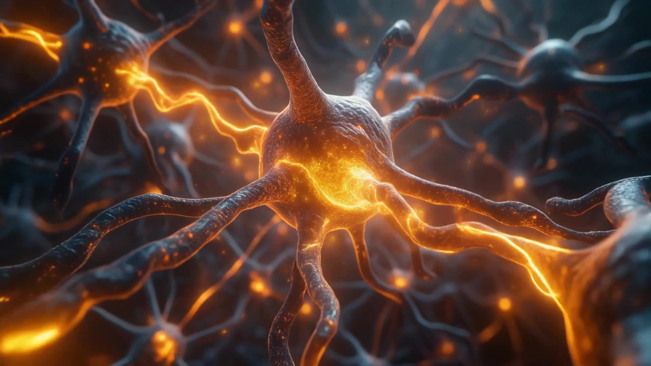Neural Network Signaling with Glowing Electrical Impulses