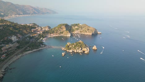 Aerial-Pullback-Away-from-Isola-Bella