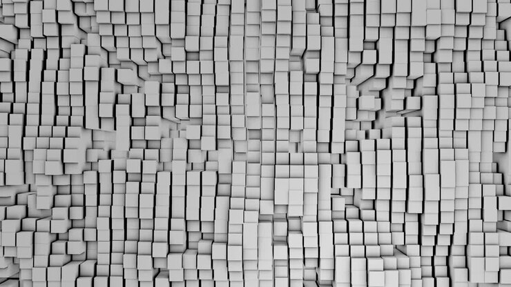 Digital background of the many white squares
