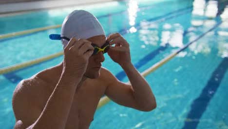 Entrenamiento-De-Nadador-En-Una-Piscina