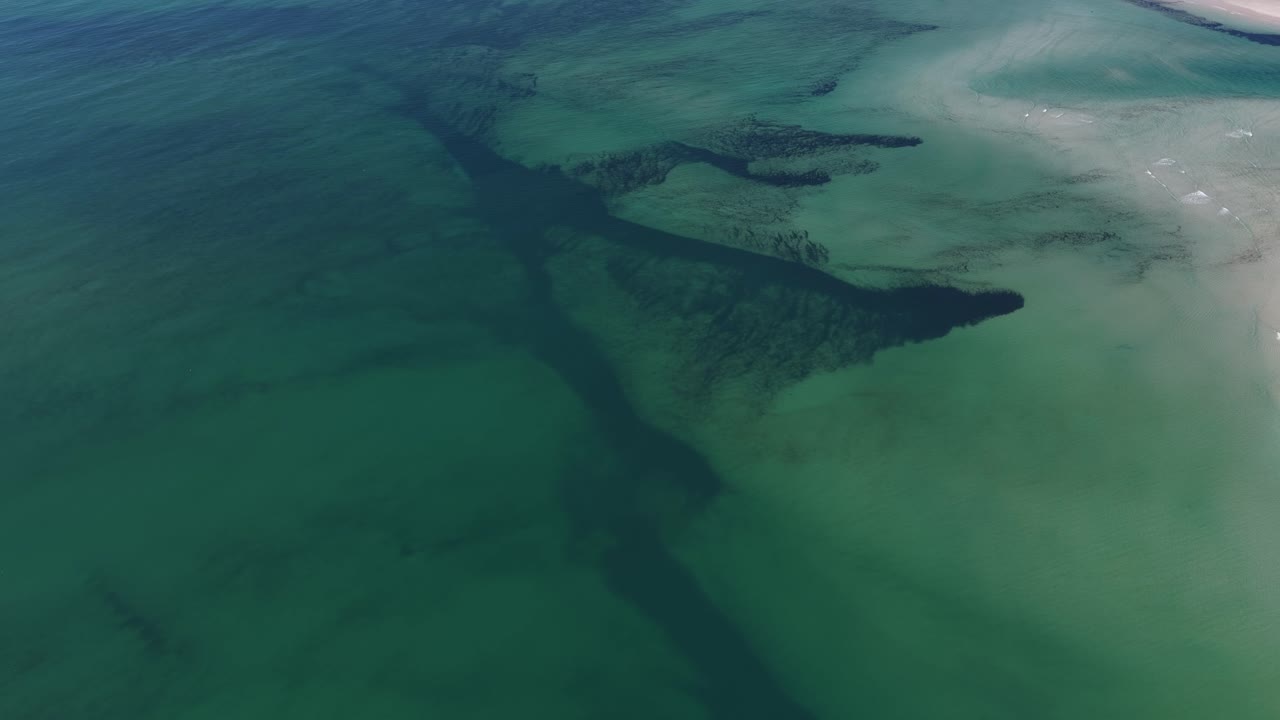 Algal bloom on the Atlantic ocean