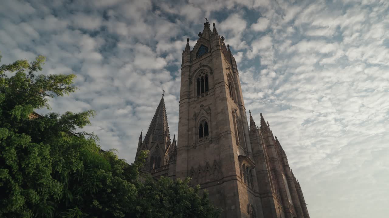 Cathedral under Cloudy Sky