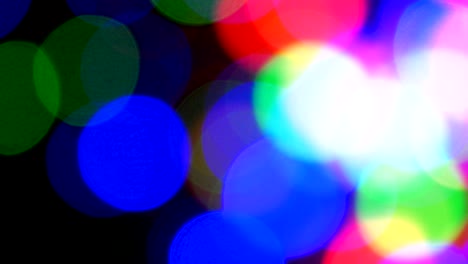 luces bokeh de colores