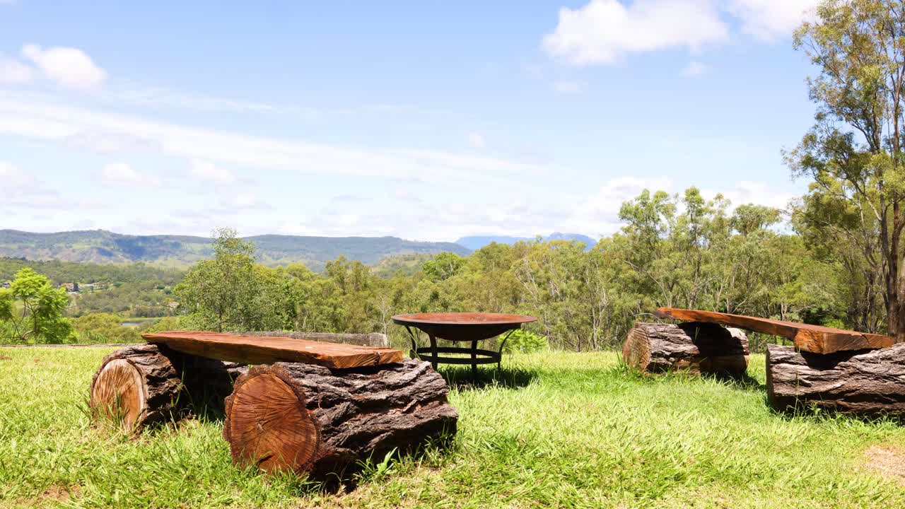 그림자가 변하는 공원의 타임스