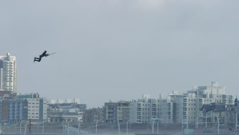 kiteboarding on the dutch coast