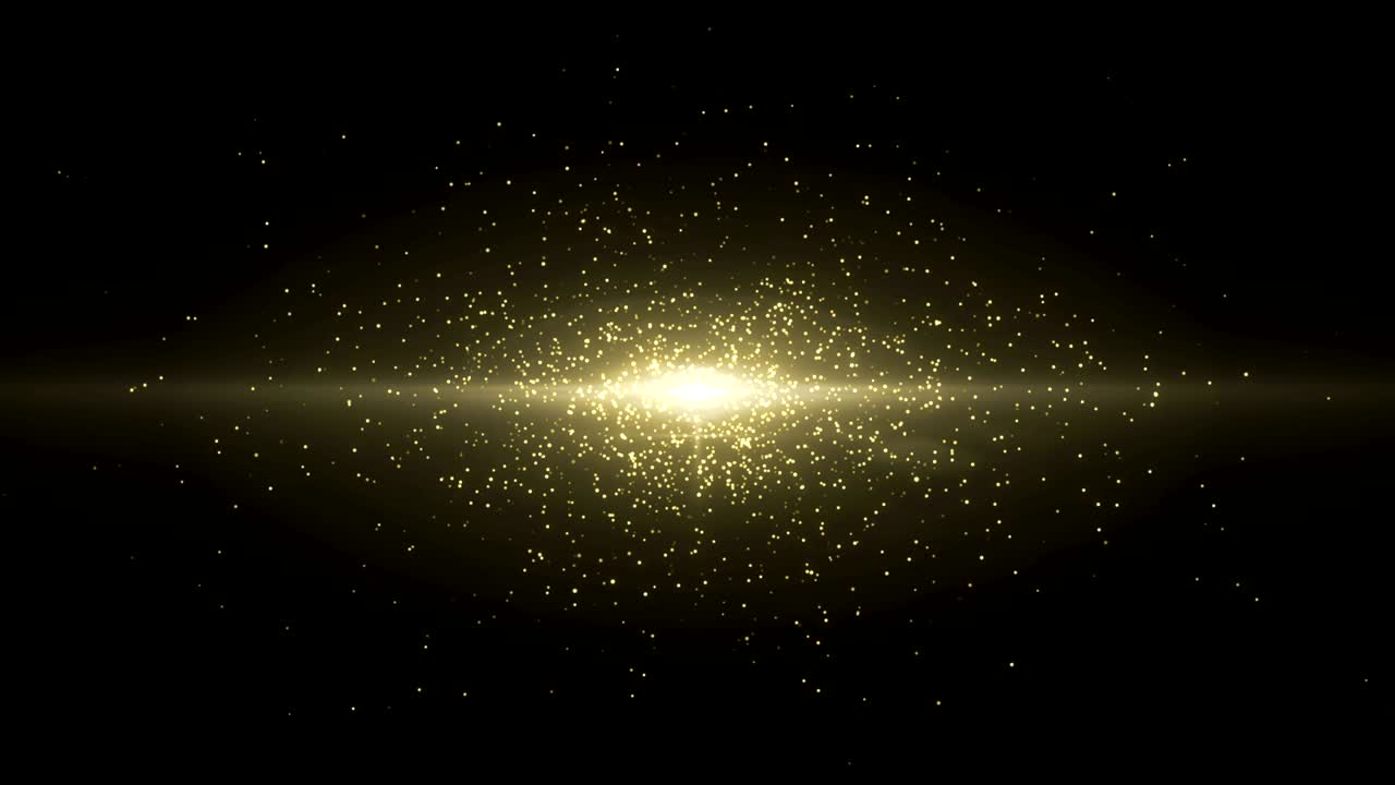 입자 금 반이는 보케상 먼지 추상적인 배경 루프