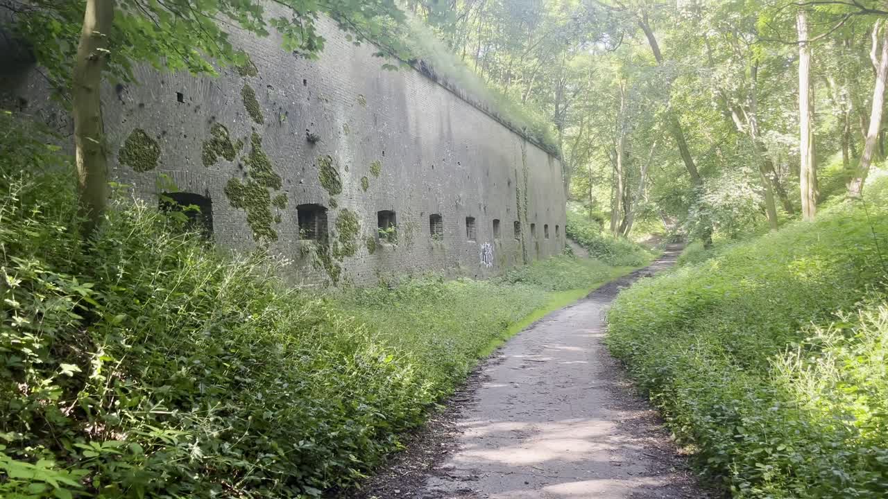 Fort Winiary, a 19th century fortress which was used as a stronghold by the Nazis when Posen was declared a Festung - Poznan, Citadel Park