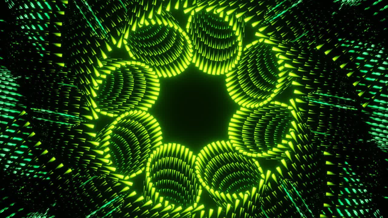 el patrón de parpadeo abstracto vj bucle