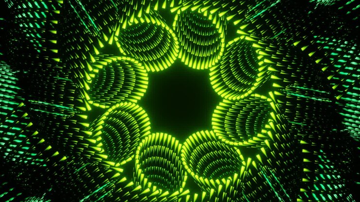 Abstract Flashing Pattern VJ Loop