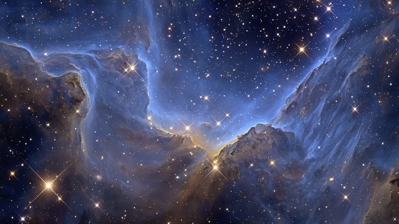 A Captivating Journey Through the Cosmos: Stunning Celestial Nebula Showcasing Star Formation and Deep Space Wonders in Vibrant Colors and Ethereal Light