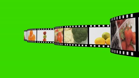montaje de alimentos