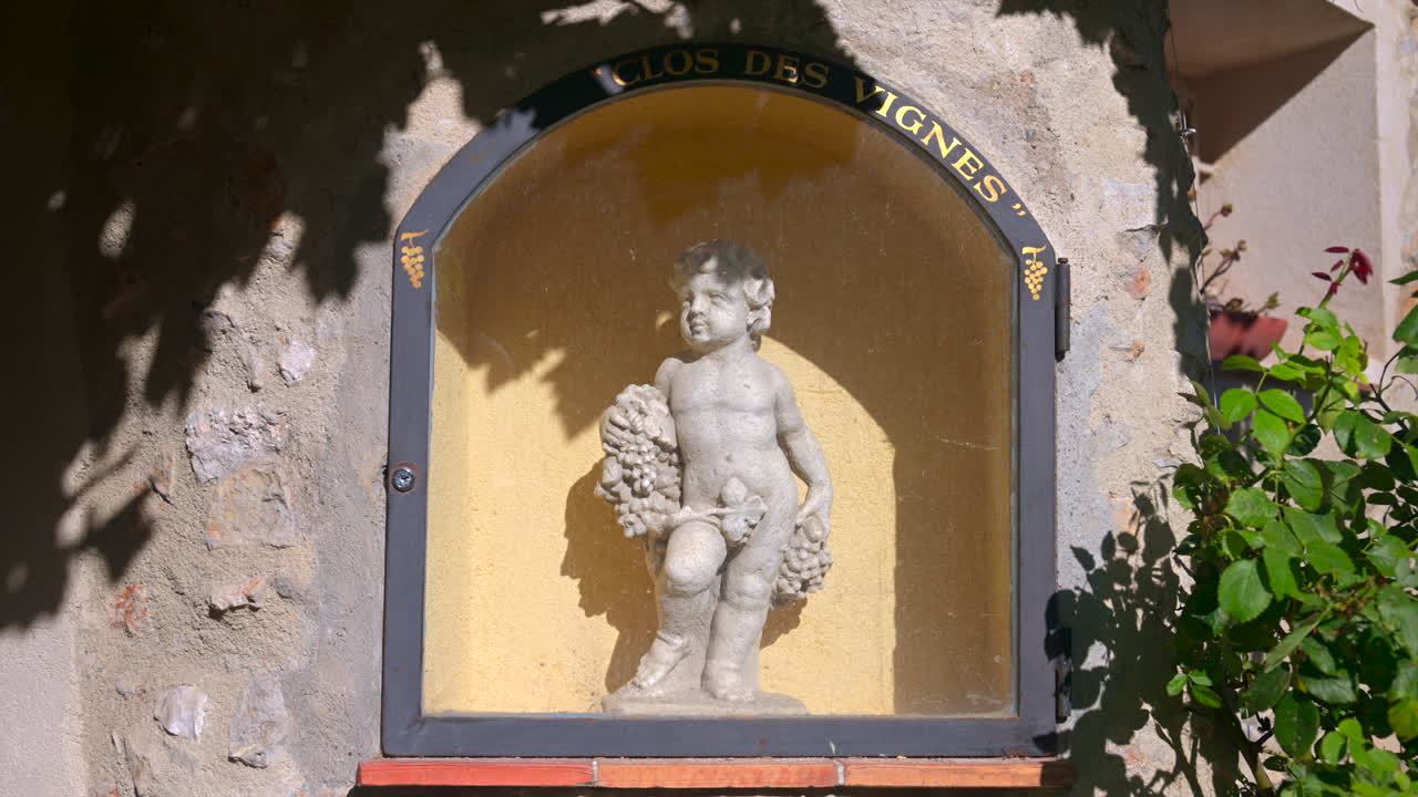 Angel sculpture at the Clos des Vignes townhome, Antibes, France