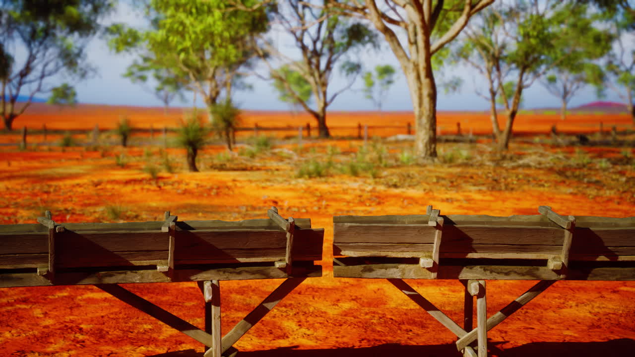 오스트레일리아 외의 오래된 광산 장비