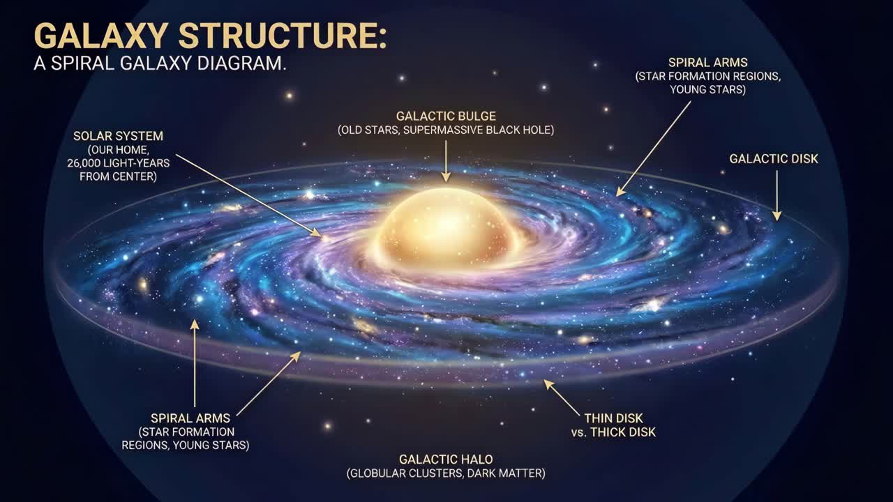 Spiral Galaxy Diagram