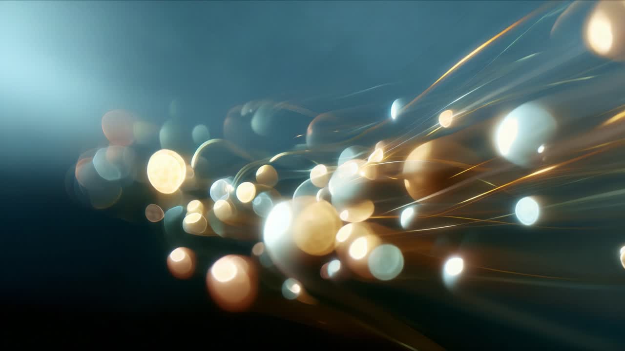 Captivating Visual Symphony of Light and Motion: A Journey Through Ethereal Waves of Radiance and Energy in an Abstract Digital Realm