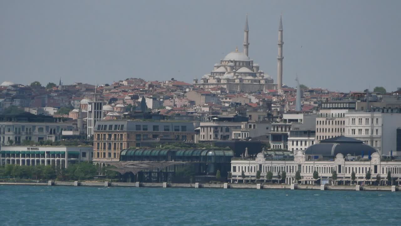 Cityscape of Istanbul with Mosque