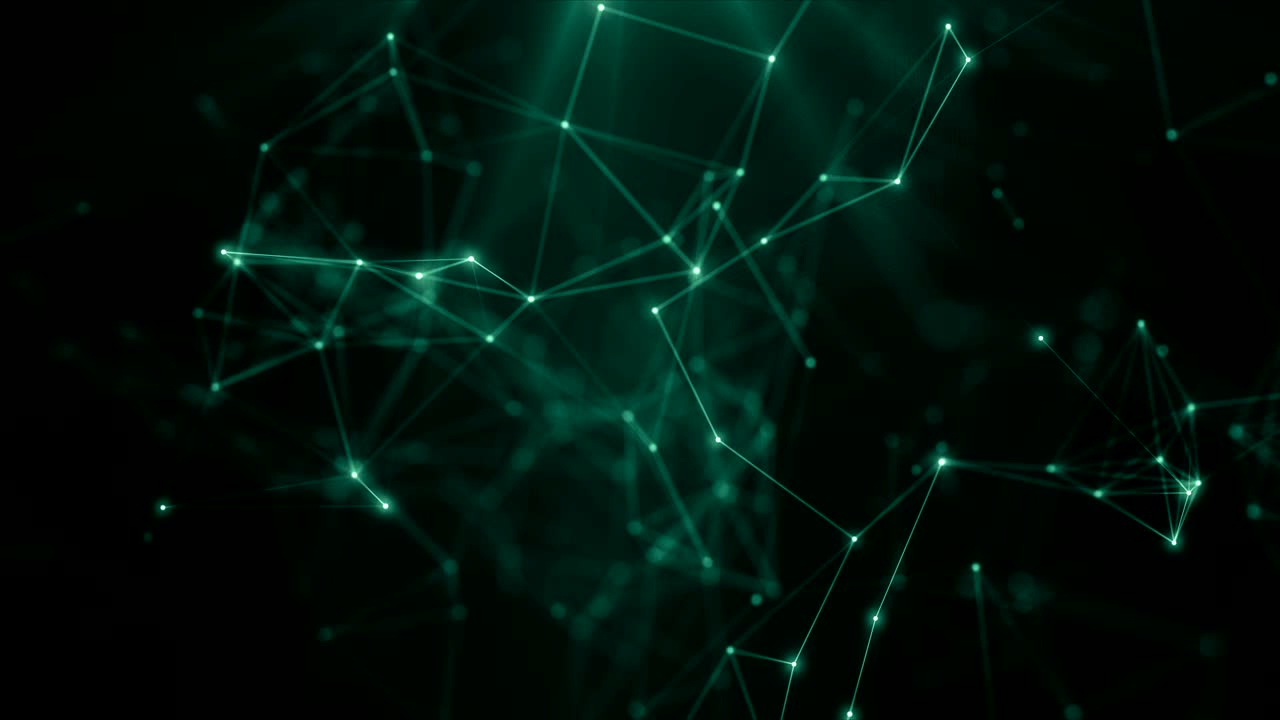 Plexus abstract network titles technology science background loop