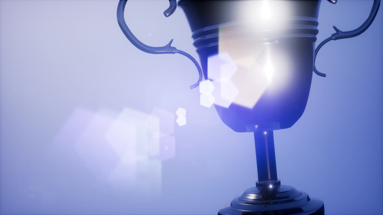 4k 슈퍼 슬로우 모션 챔피언 트로피 컵