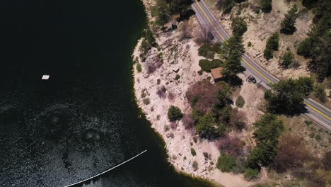 Aerial-bird's-eye-view-of-the-Scenic-Delmar-Highway-road-in-Delamar-Valley,-Nevada,-USA